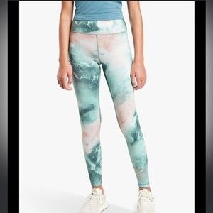 Athleta Elation Printed 7/8 Leggings Marine Minimalist Grey